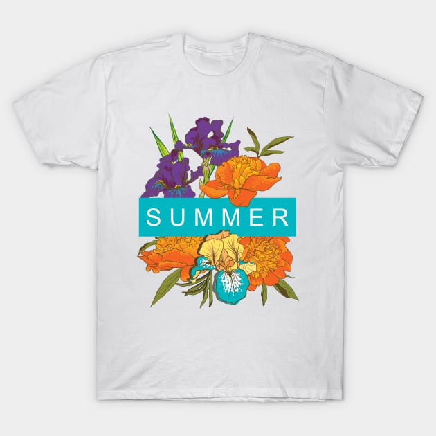 Summer #8 T-Shirt by Olga Berlet